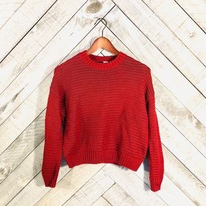 H&M Comfy Red Sweater - XS
